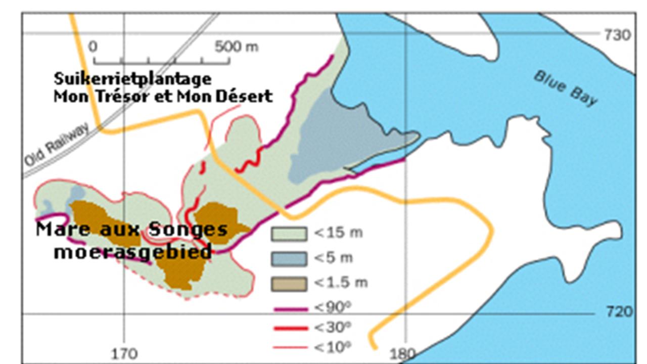 Kaartje van Mare aux Songes