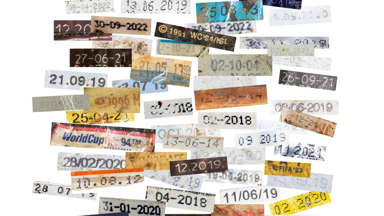 Overzicht verpakkingsdata