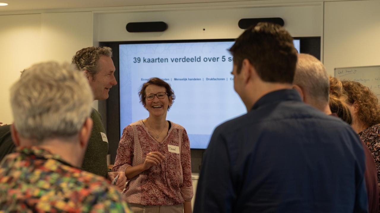 Merel op een workshop