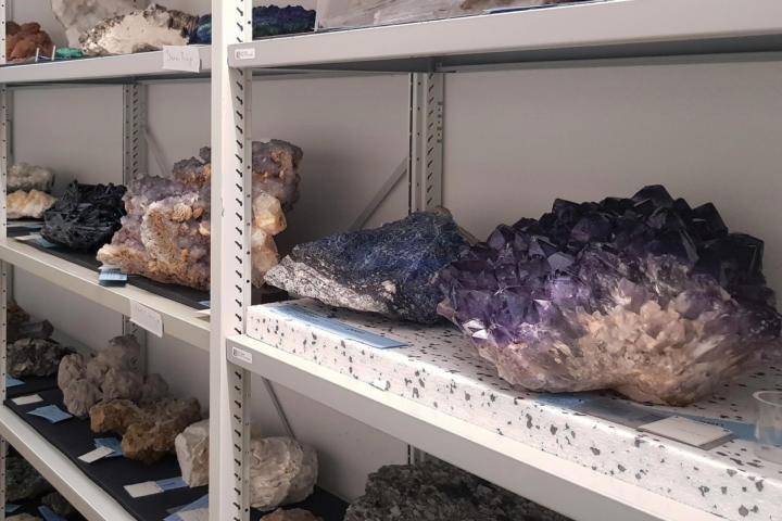 Collectiedepot mineralogie