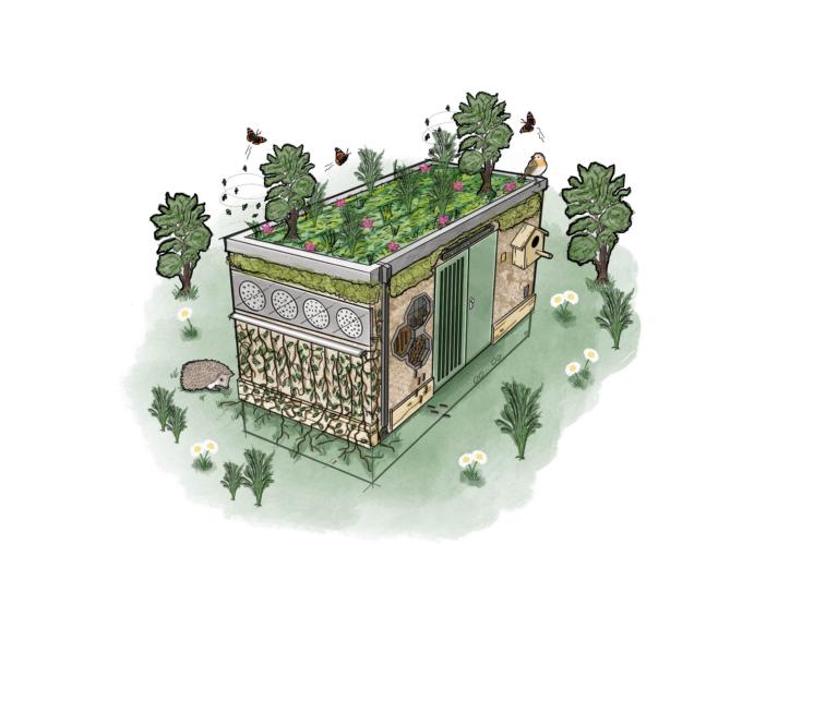 Natuurinclusieve glasvezelbebouwing