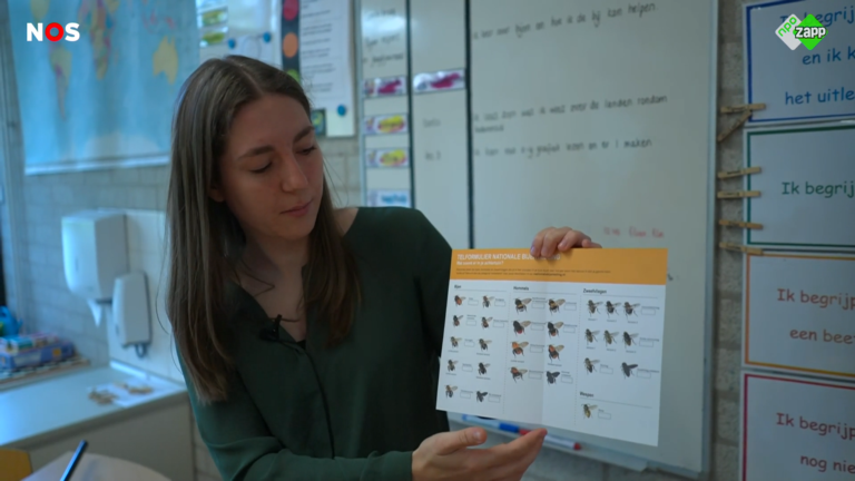 Maaike bij het jeugdjournaal